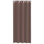 Cortinas de gasa con ojales 2 uds marrón 140x245 cm de , Cortinas y visillos - Ref: Foro24-4102068, Precio: 13,53 €, Descuent...