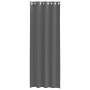 Cortinas de gasa con ojales 2 uds gris oscuro 140x300 cm de , Cortinas y visillos - Ref: Foro24-4102082, Precio: 14,91 €, Des...