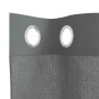 Cortinas de gasa con ojales 2 uds gris oscuro 140x300 cm de , Cortinas y visillos - Ref: Foro24-4102082, Precio: 14,91 €, Des...