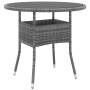 Juego de comedor de jardín 5 piezas ratán sintético gris de vidaXL, Conjuntos de jardín - Ref: Foro24-3058489, Precio: 327,24...