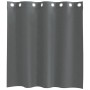 Cortinas de gasa con ojales 2 uds gris oscuro 140x140 cm de , Cortinas y visillos - Ref: Foro24-4102077, Precio: 13,54 €, Des...