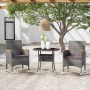 Juego comedor de jardín 3 piezas ratán sintético gris de vidaXL, Conjuntos de jardín - Ref: Foro24-3058485, Precio: 238,65 €,...