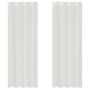 Cortinas de gasa con ojales 2 uds blanco de , Cortinas y visillos - Ref: Foro24-4102153, Precio: 15,78 €, Descuento: %