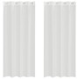 Cortinas de gasa con ojales 2 uds blanco de , Cortinas y visillos - Ref: Foro24-4102151, Precio: 15,25 €, Descuento: %