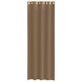 Cortinas de gasa con ojales 2 uds marrón claro de , Cortinas y visillos - Ref: Foro24-4102130, Precio: 14,06 €, Descuento: %