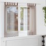 Cortinas de gasa con bolsillos para varillas 2 uds. marrón de , Cortinas y visillos - Ref: Foro24-4102172, Precio: 13,30 €, D...