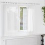Cortinas de gasa con bolsillos para varillas 2 uds. blanco de , Cortinas y visillos - Ref: Foro24-4102241, Precio: 13,98 €, D...
