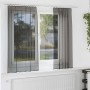 Cortinas de gasa con trabillas 2 uds. negro de , Cortinas y visillos - Ref: Foro24-4102257, Precio: 13,58 €, Descuento: %