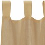 Cortinas de gasa con bolsillos para varillas 2 uds. arena de , Cortinas y visillos - Ref: Foro24-4102220, Precio: 14,05 €, De...