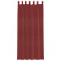 Cortinas de gasa con bolsillos para varillas 2 uds. rojo vino de , Cortinas y visillos - Ref: Foro24-4102248, Precio: 14,23 €...