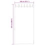 Cortinas de gasa con bolsillos para varillas 2 uds. rojo vino de , Cortinas y visillos - Ref: Foro24-4102248, Precio: 14,23 €...
