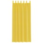 Cortinas de gasa con bolsillos para varillas 2 uds. amarillo de , Cortinas y visillos - Ref: Foro24-4102229, Precio: 20,11 €,...