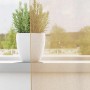 Cortinas de gasa con trabillas 2 uds arena 140x140 cm de , Cortinas y visillos - Ref: Foro24-4102306, Precio: 12,84 €, Descue...