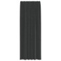 Cortinas de gasa con trabillas 2 uds. negro de , Cortinas y visillos - Ref: Foro24-4102260, Precio: 15,49 €, Descuento: %