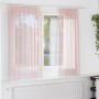 Cortinas de gasa con trabillas 2 uds rosa claro 140x140 cm de , Cortinas y visillos - Ref: Foro24-4102276, Precio: 14,47 €, D...
