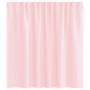 Cortinas de gasa con trabillas 2 uds rosa claro 140x140 cm de , Cortinas y visillos - Ref: Foro24-4102276, Precio: 14,47 €, D...