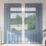 Cortinas de gasa con trabillas 2 uds azul real 140x245 cm de , Cortinas y visillos - Ref: Foro24-4102304, Precio: 15,15 €, De...