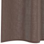 Cortinas de gasa con trabillas 2 uds. marrón de , Cortinas y visillos - Ref: Foro24-4102262, Precio: 13,58 €, Descuento: %