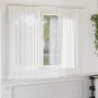 Cortinas de gasa con trabillas 2 uds. color blanco 140x140 cm de , Cortinas y visillos - Ref: Foro24-4102331, Precio: 16,81 €...