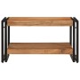 Mesa de centro madera maciza de acacia 70x50x38 cm de , Mesas de centro - Ref: Foro24-4102719, Precio: 96,62 €, Descuento: %
