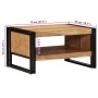 Mesa de centro madera maciza de acacia 70x50x38 cm de , Mesas de centro - Ref: Foro24-4102710, Precio: 122,73 €, Descuento: %
