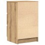 Mesilla de noche con 3 cajones roble artesanal 39x35x65 cm de , Mesitas de noche - Ref: Foro24-861353, Precio: 63,91 €, Descu...