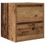 Mesilla de noche de pared de madera vieja 38x34x40 cm de , Mesitas de noche - Ref: Foro24-861261, Precio: 45,12 €, Descuento: %