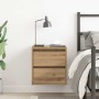 Mesita de noche de pared roble artisan 38x34x40 cm de , Mesitas de noche - Ref: Foro24-861263, Precio: 53,42 €, Descuento: %