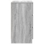 Mesilla de noche con 3 cajones gris Sonoma 39x35x65 cm de , Mesitas de noche - Ref: Foro24-861347, Precio: 63,21 €, Descuento: %