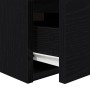 Mesilla de noche de pared roble negro 38x34x40 cm de , Mesitas de noche - Ref: Foro24-861249, Precio: 47,57 €, Descuento: %