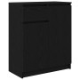 Aparador con cajón roble negro 71x35x84 cm madera de ingeniería de , Aparadores - Ref: Foro24-861590, Precio: 92,73 €, Descue...