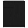 Aparador con cajón roble negro 71x35x84 cm madera de ingeniería de , Aparadores - Ref: Foro24-861590, Precio: 92,73 €, Descue...