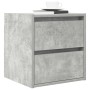 Mesillas de noche de pared 2 uds gris hormigón 38x34x40 cm de , Mesitas de noche - Ref: Foro24-861254, Precio: 78,11 €, Descu...