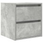 Mesillas de noche de pared 2 uds gris hormigón 38x34x40 cm de , Mesitas de noche - Ref: Foro24-861254, Precio: 78,11 €, Descu...