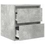 Mesillas de noche de pared 2 uds gris hormigón 38x34x40 cm de , Mesitas de noche - Ref: Foro24-861254, Precio: 78,11 €, Descu...