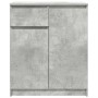 Aparador con cajón gris hormigón 71x35x84 cm madera ingeniería de , Aparadores - Ref: Foro24-861592, Precio: 87,75 €, Descuen...