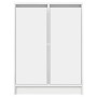 Aparador blanco 57x34x76 cm madera de ingeniería de , Aparadores - Ref: Foro24-861616, Precio: 74,52 €, Descuento: %