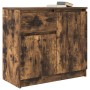 Aparador con cajón roble ahumado 71x35x65 cm madera ingeniería de , Aparadores - Ref: Foro24-861602, Precio: 75,06 €, Descuen...