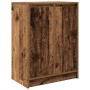 Aparador de madera contrachapada envejecida 57x34x76 cm de , Aparadores - Ref: Foro24-861623, Precio: 72,13 €, Descuento: %