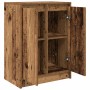 Aparador de madera contrachapada envejecida 57x34x76 cm de , Aparadores - Ref: Foro24-861623, Precio: 72,13 €, Descuento: %