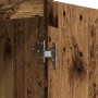 Aparador de madera contrachapada envejecida 57x34x76 cm de , Aparadores - Ref: Foro24-861623, Precio: 72,13 €, Descuento: %