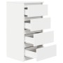 Aparador blanco 37,5x35x76 cm madera de ingeniería de , Aparadores - Ref: Foro24-861751, Precio: 91,81 €, Descuento: %