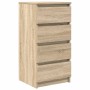 Aparador roble Sonoma 37,5x35x76 cm madera de ingeniería de , Aparadores - Ref: Foro24-861753, Precio: 83,41 €, Descuento: %