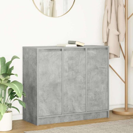 Aparador de madera de ingeniería gris hormigón 85x34x76 cm de , Aparadores - Ref: Foro24-861628, Precio: 92,01 €, Descuento: %