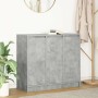 Aparador de madera de ingeniería gris hormigón 85x34x76 cm de , Aparadores - Ref: Foro24-861628, Precio: 92,01 €, Descuento: %