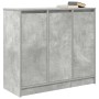 Aparador de madera de ingeniería gris hormigón 85x34x76 cm de , Aparadores - Ref: Foro24-861628, Precio: 92,01 €, Descuento: %