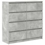 Aparador de madera de ingeniería gris hormigón 100x35x99 cm de , Aparadores - Ref: Foro24-3328492, Precio: 164,67 €, Descuent...