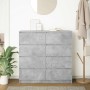 Aparador de madera de ingeniería gris hormigón 100x35x99 cm de , Aparadores - Ref: Foro24-3328492, Precio: 164,67 €, Descuent...