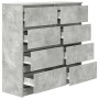 Aparador de madera de ingeniería gris hormigón 100x35x99 cm de , Aparadores - Ref: Foro24-3328492, Precio: 164,67 €, Descuent...