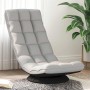 Sillón giratorio de suelo de tela gris nube 70x51x79 cm de , Sillas de suelo - Ref: Foro24-4019731, Precio: 121,01 €, Descuen...
